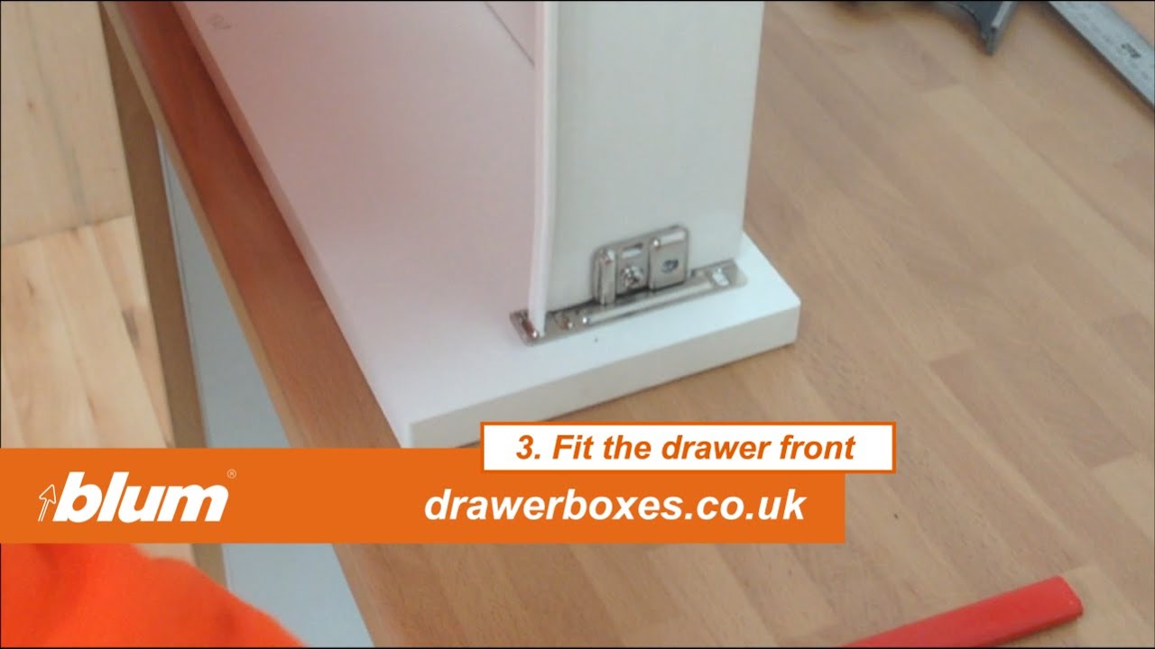 Blum Metabox - shallow replacement kitchen drawer box - 3 of 3 Fit the drawer front