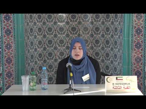 HIFZ TEŠANJ 2021 - Lejla Baturić  (III Kategorija)