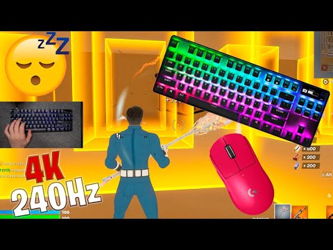 Apex Pro TKL Gen 3 Unboxing ASMR 😴 Box Fight Gameplay 📦 Satisfying Keyboard Fortnite 4K 240 FPS 🏆