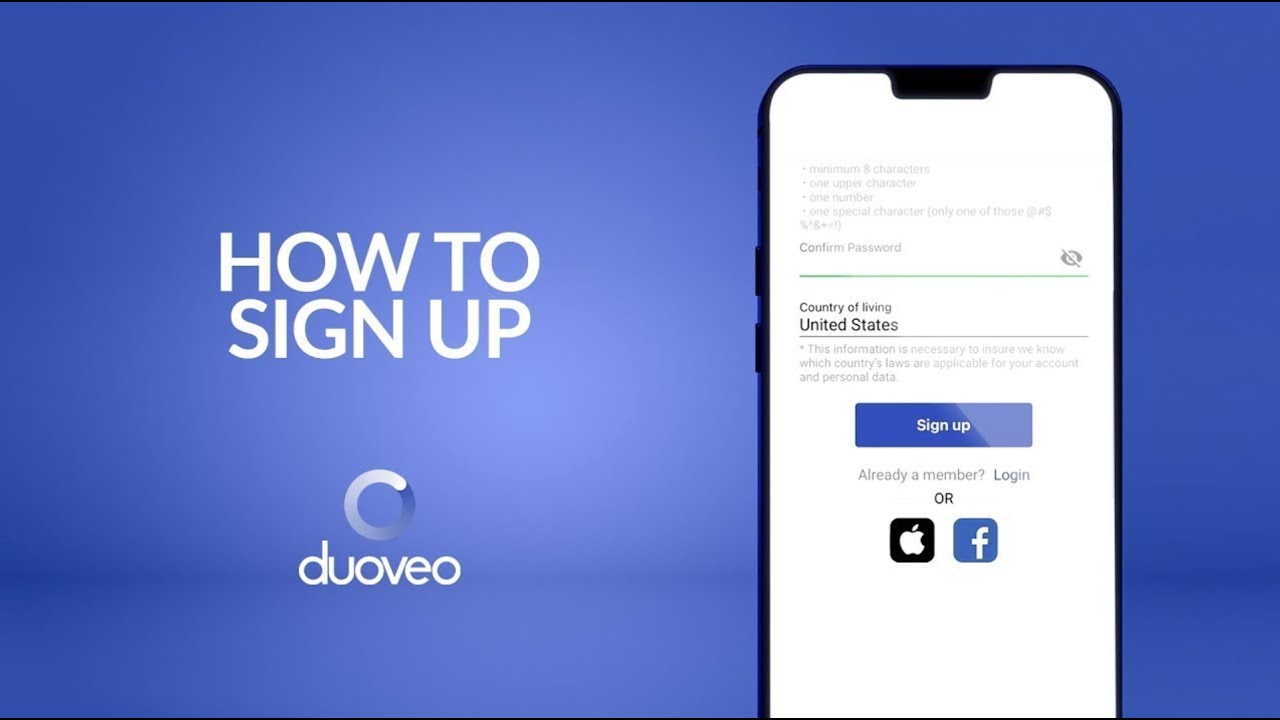 duoveo how to sign up with GEMA 2024 01 28