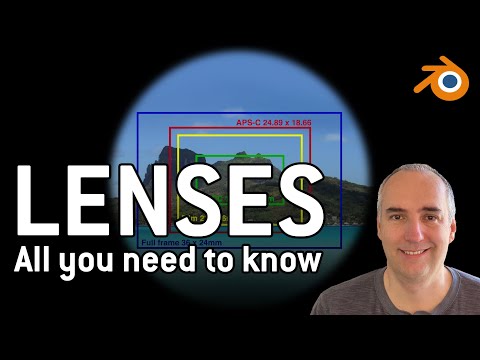 Lenses. How to use them properly in Blender EP34