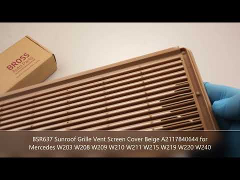 Thumbnail for BSR637 Sunroof Grille Screen Cover Beige for Mercedes W203 W208 W209 W210 W211 W215 W219 W220 W240 by Mercedes-Benz CLK-Class (C209)