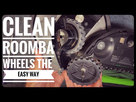 Easy way to clean your Roomba wheels!