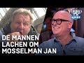 De mannen zien Jan mosselen eten: 'Lekkere gozer die Jan!'