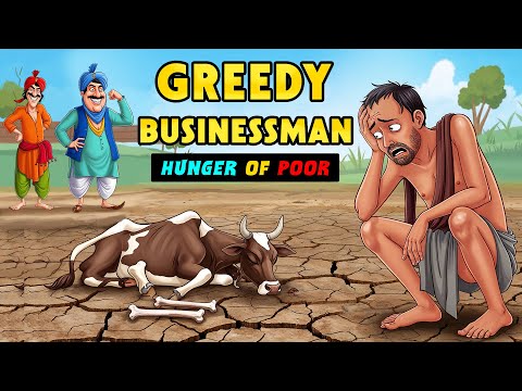 Greedy Businessman | Hunger Of Poor | Moral Story In English | English Stories | Bedtime Stories