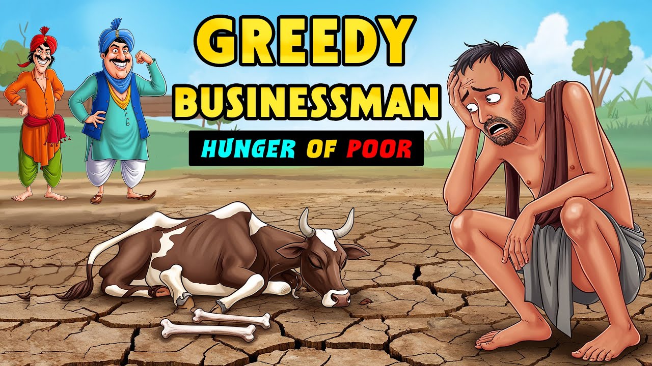 Greedy Businessman | Hunger Of Poor | Moral Story In English | English Stories | Bedtime Stories