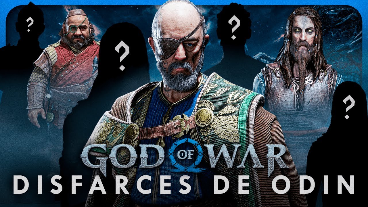 TODOS OS DISFARCES DE ODIN EM GOD OF WAR RAGNAROK
