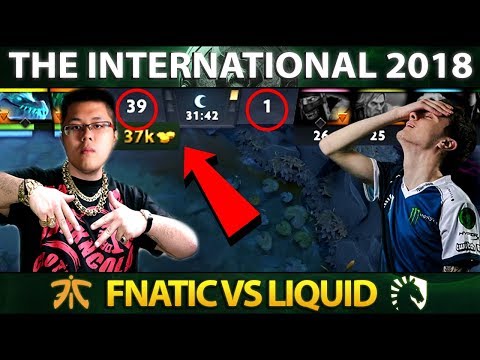 FNATIC vs LIQUID - UNBELIEVABLE 39-1 Score - WTF BIGGEST STOMP in Dota 2 History - #TI8