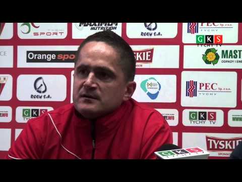 17. kolejka: GKS Tychy - Dolcan Ząbki 1:0. Pomeczowa konferencja
