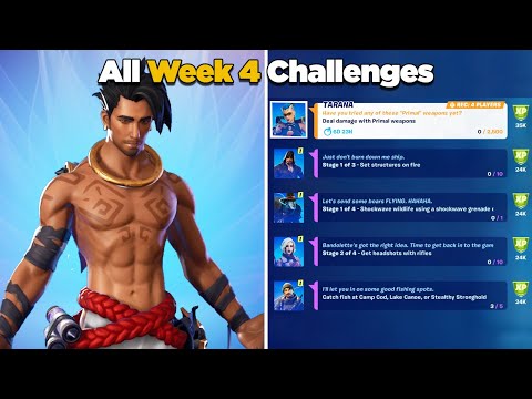 Fortnite All Week 4 Challenges Guide (Fortnite Chapter 2 Season 6) Week 4 Epic & Legendary Quests