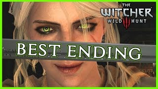 Witcher 3 ► THE BEST ENDING - Ciri Becomes a Witcher. Triss Romance