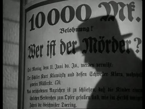 Fritz Lang: M - Il mostro di Düsseldorf (1931)