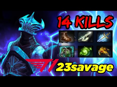 23savage - RAZOR CARRY WITH REFRESHER ORB 14 KILLS - DOTA 2 PRO PLAYER GAMEPLAY