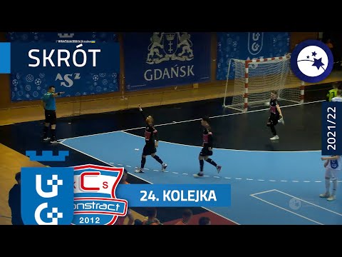 AZS UG Futsal - Constract Lubawa 0:3 | SKRÓT | 24. kolejka (2021/22)