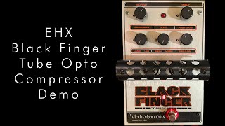 Video thumbnail for EHX Black Finger Tube Optical Compressor Demo & Review by jack's workshop