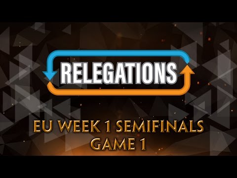 SMITE S4 Relegation Open Brackets EU Week 1 - Semifinals (Game 1)