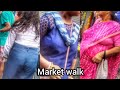 Market Walk City Walk Street Walk Desi Aunty Aunty Walking In Street Bhabhi Indian Aunty Bhabhi