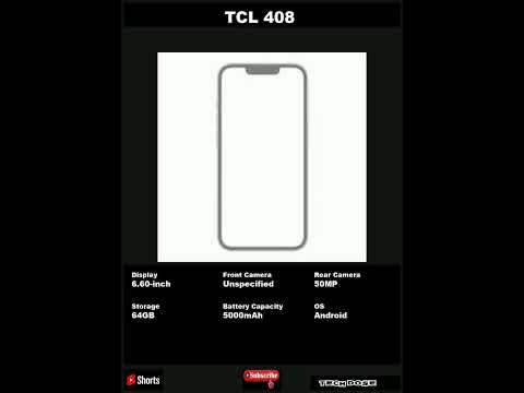 TCL 408 SmartPhone Features|#shorts