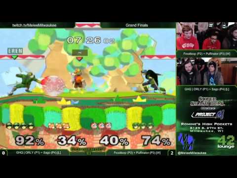 Construct 18 - GHQ | ORLY + Sago vs Frootloop + Puffinator - Melee Doubles Grand Finals