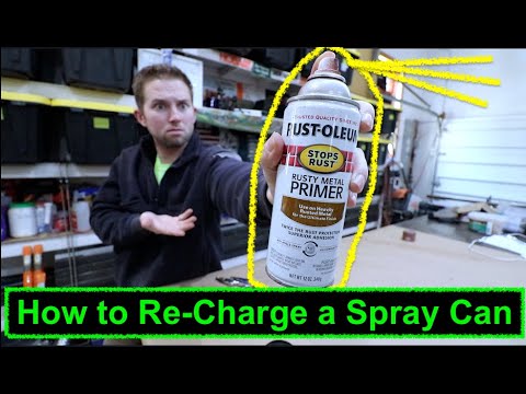 Rust-oleum spray can won't spray? This MAY Fix It