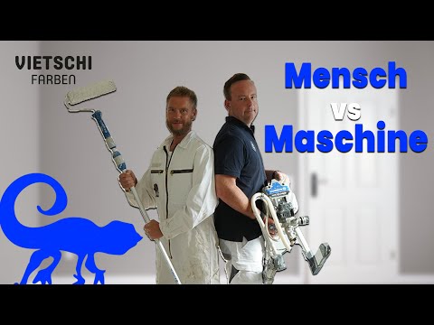 Airless sprayer versus paint roller! | Who paints faster?