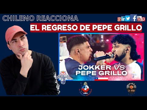 PEPE GRILLO REGRESA vs JOKKER |CHILENO REACCIONA RED BULL #pepegrillo #jokker #chile #redbullbatalla