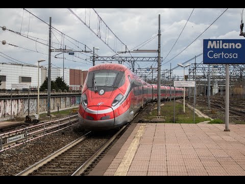 Italienische Züge in Milano Certosa / Trains at Milano Certosa /Treni a Milano Certosa
