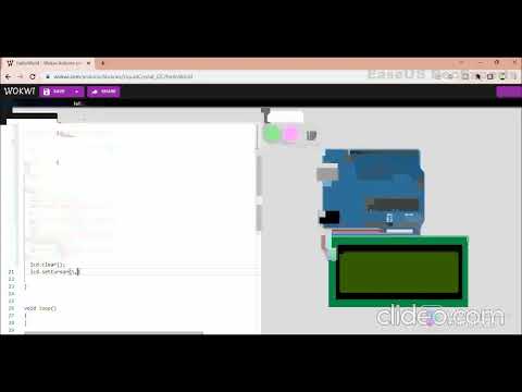 How to program LCD_I2C using arduino and simulate the result on wokwi software #arduino #lcd #tech