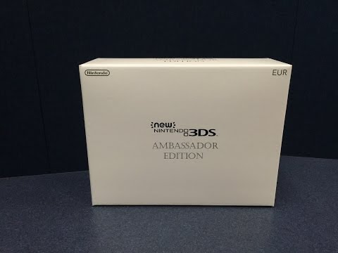 *New* Nintendo 3DS - AMBASSADOR EDITION Unboxing