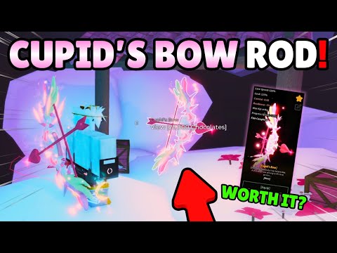 Obtaining NEW CUPID'S BOW Rod in Fisch Valentine's Update!