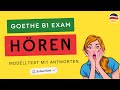 Goethe B1 Listening Practice Test With Answers Deutsch Prüfung Exam 2025