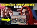 RATING MY SUBSCRIBERS BIKES #12 FT ONEWAY COREY