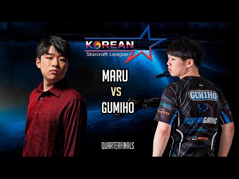 StarCraft 2 - Maru vs Gumiho Korean Starcraft League #1
