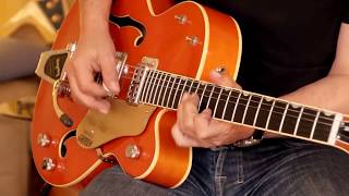 Video thumbnail for 2013 Gretsch Brian Setzer G6120 SSLVO by GregsGuitars