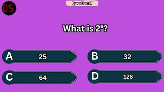 Math Quiz: Test Your Mathematical Knowledge