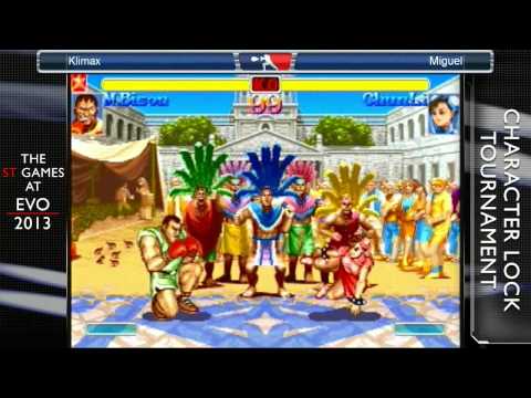 EVO2013 ST Games - Klimax vs Miguel - Character Lock Tournament