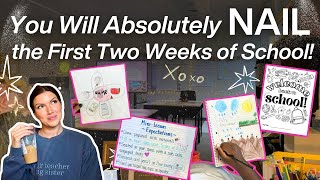 Your Plan for the First Two Weeks of School When You Want a Peaceful, Vibey-y, Effective Classroom!