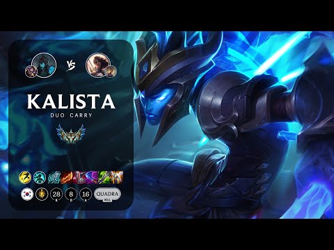 Kalista ADC vs Samira - KR Challenger Patch 13.24