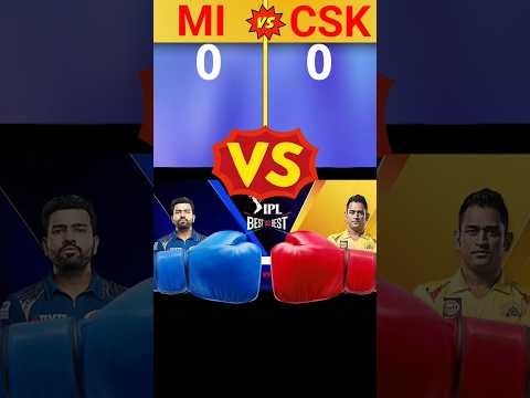 Mumbai Indians vs Chennai Super Kings IPL team comparison | CSK vs MI|Dhoni vs Rohit ipl team status