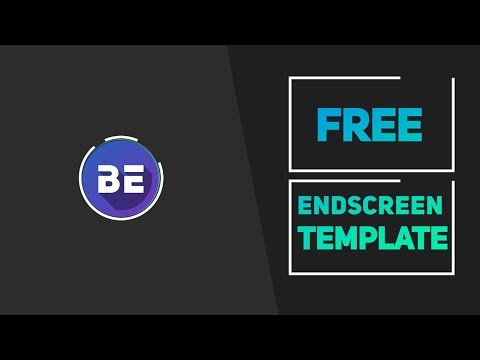 FREE ! 2D Outro / Endscreen Template I No Text I Any Software | #5 Video