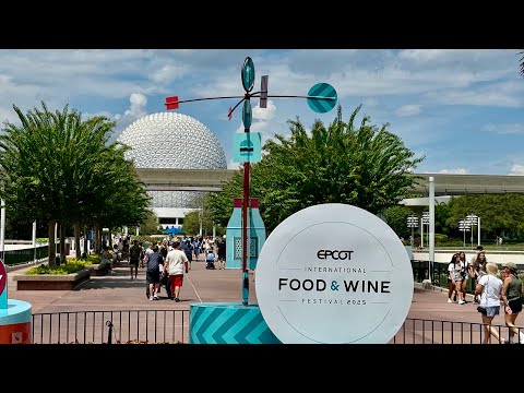 EPCOT 2025 Food & Wine Festival Tour & Walkthrough in 4K | Walt Disney World Florida August 2025