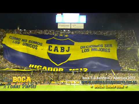 "Ni la muerte nos va a separar" Barra: La 12 • Club: Boca Juniors • País: Argentina