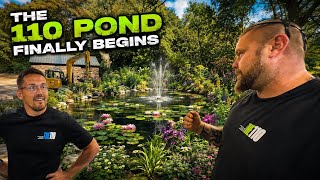 It’s About Time We Start The 110 Pond. Nothing Can Go Wrong Or Can It 🙈