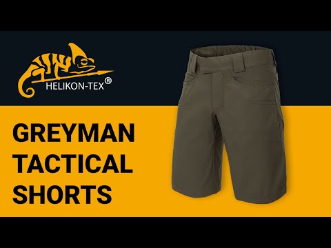 Шорты Helikon-Tex® Greyman Tactic Shorts® - DuraCanvas - Black - фото 1 - id-p1930129162