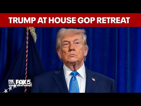 FULL VIDEO: President Trump gives remarks at the House GOP Retreat