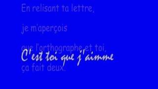 En relisant ta lettre - Serge Gainsbourg - Paroles à l&#39;écran