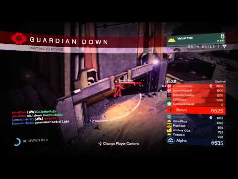 DESTINY BETA PS4 HD PvP Crucible TiTan Gameplay PT12