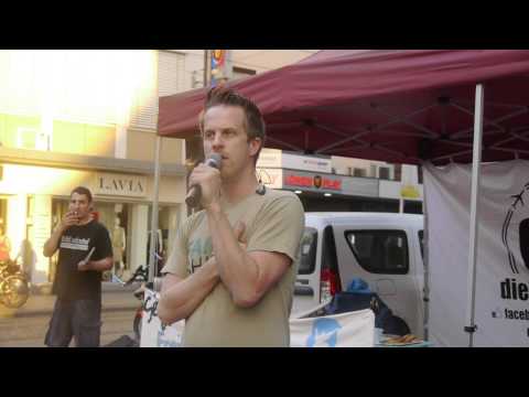 "Die Bandbreite", 2015.07.20. Mahnwache in Würzburg, Teil 5.