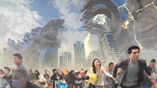 Godzilla v.s. Ghidorah with Minecraft