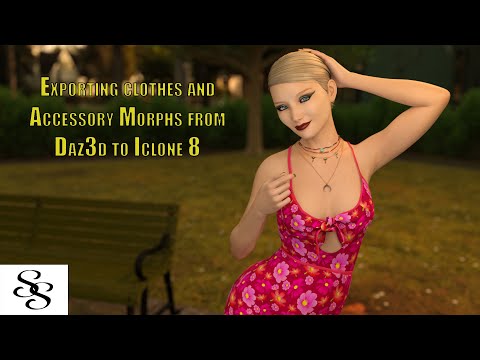 Exporting Clothes and Accessory Morphs From Daz3d to Iclone 8